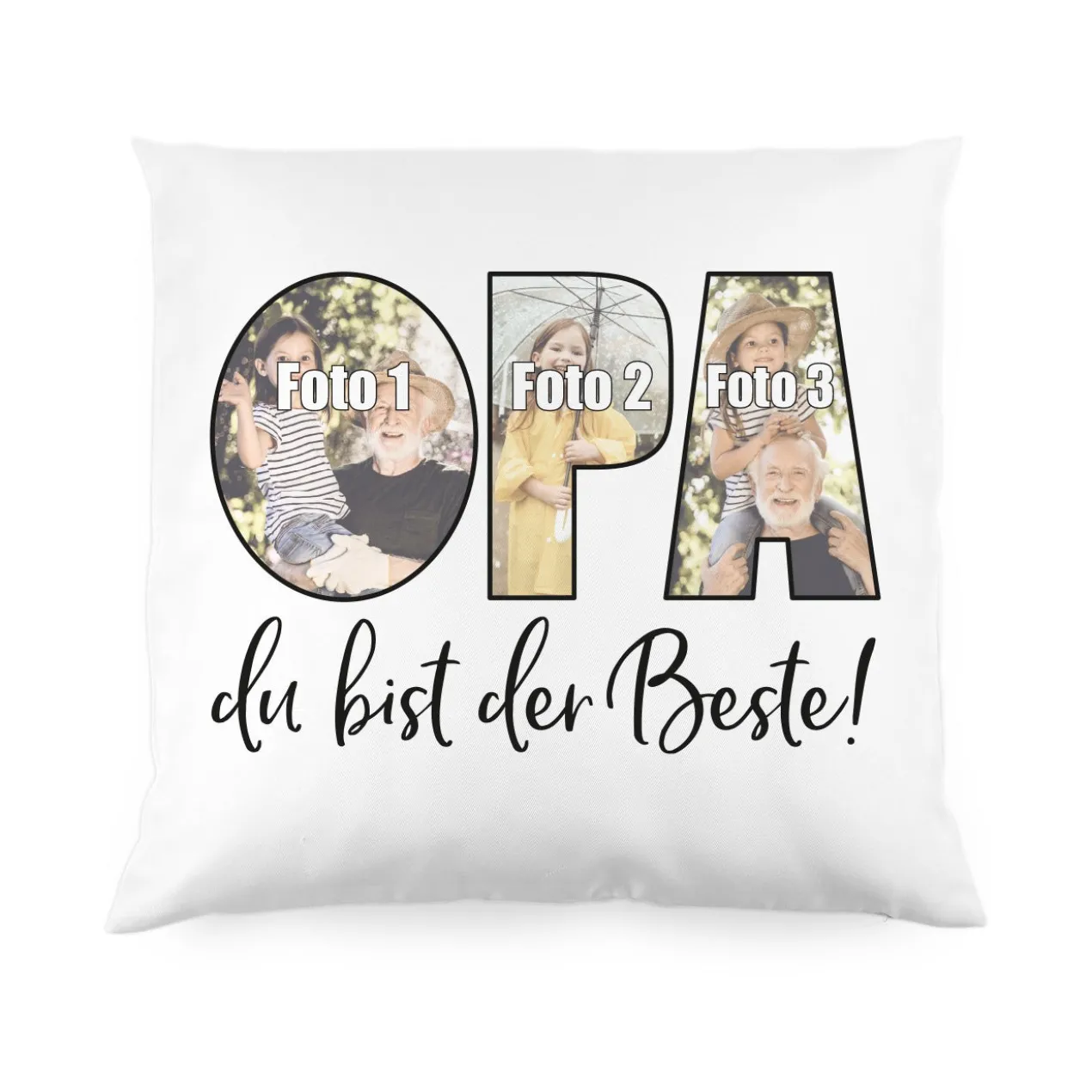 Fotokissen - Opa du bist der Beste!