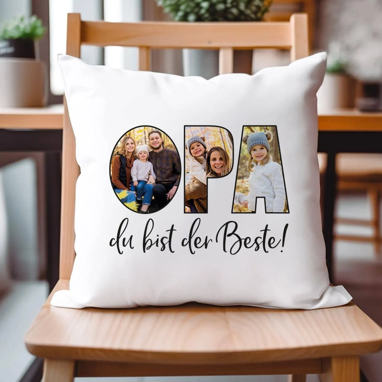 Fotokissen - Opa du bist der Beste!