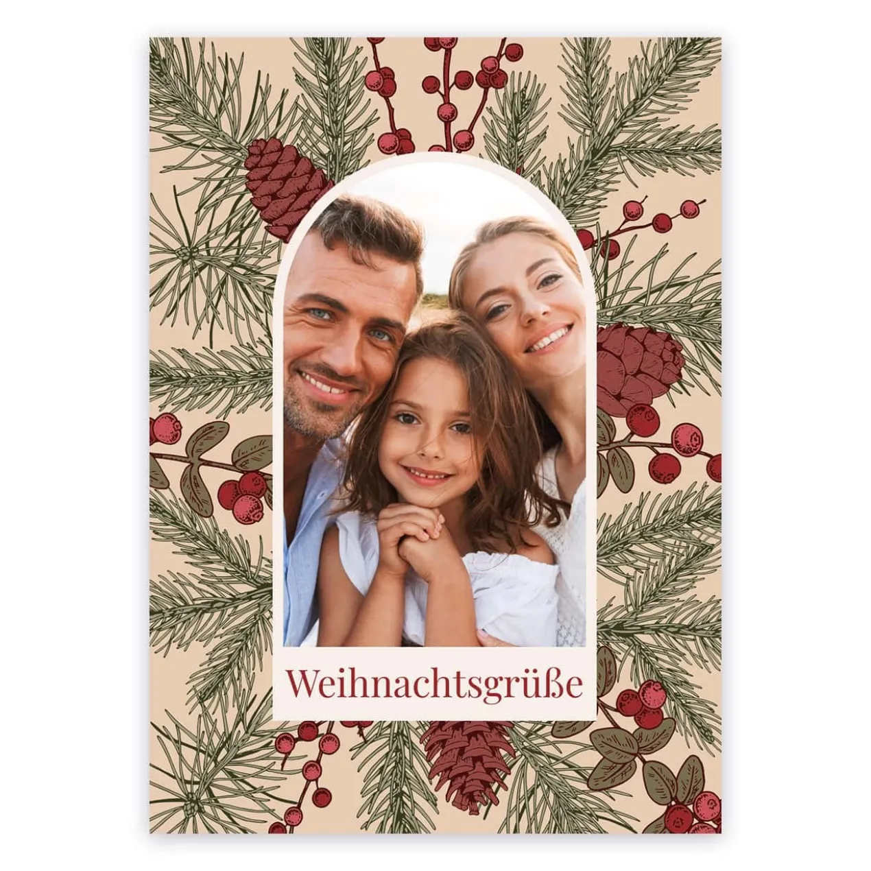 Foto Postkarte mit kurzem Wunschtext