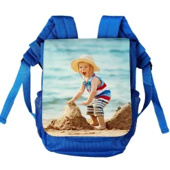 Foto-Rucksack in blau für Kinder