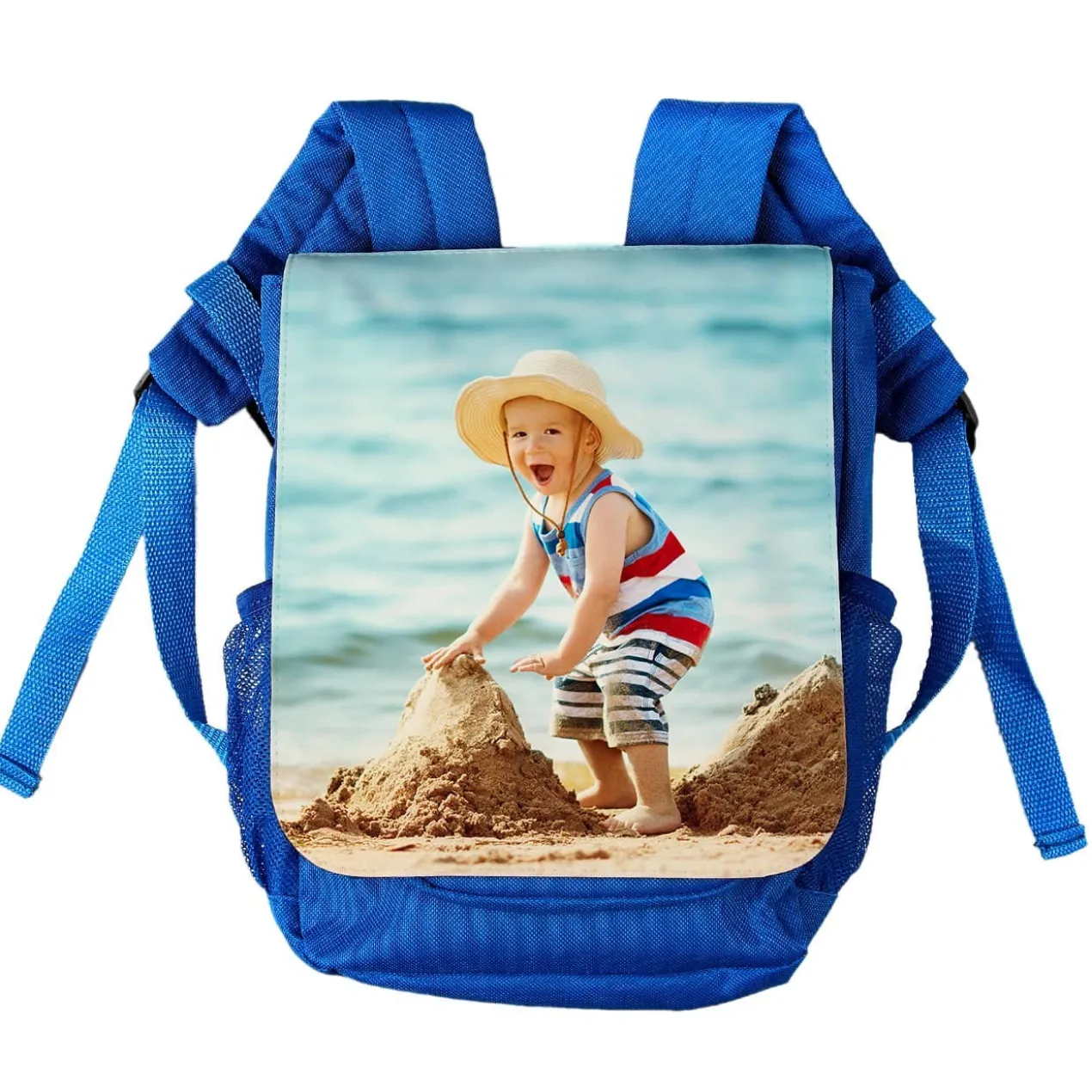 Foto-Rucksack in blau für Kinder