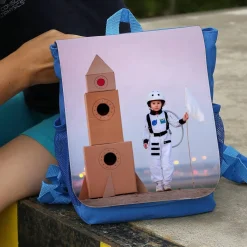 Foto-Rucksack in blau für Kinder