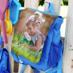 Foto-Rucksack in blau für Kinder