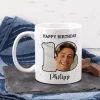 Fototasse zum 18. Geburtstag mit Name und Happy Birthday