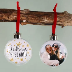 Foto-Weihnachtskugel für Lieblingsmenschen