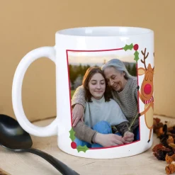 Foto Weihnachtstasse mit Ihrem Wunschtext