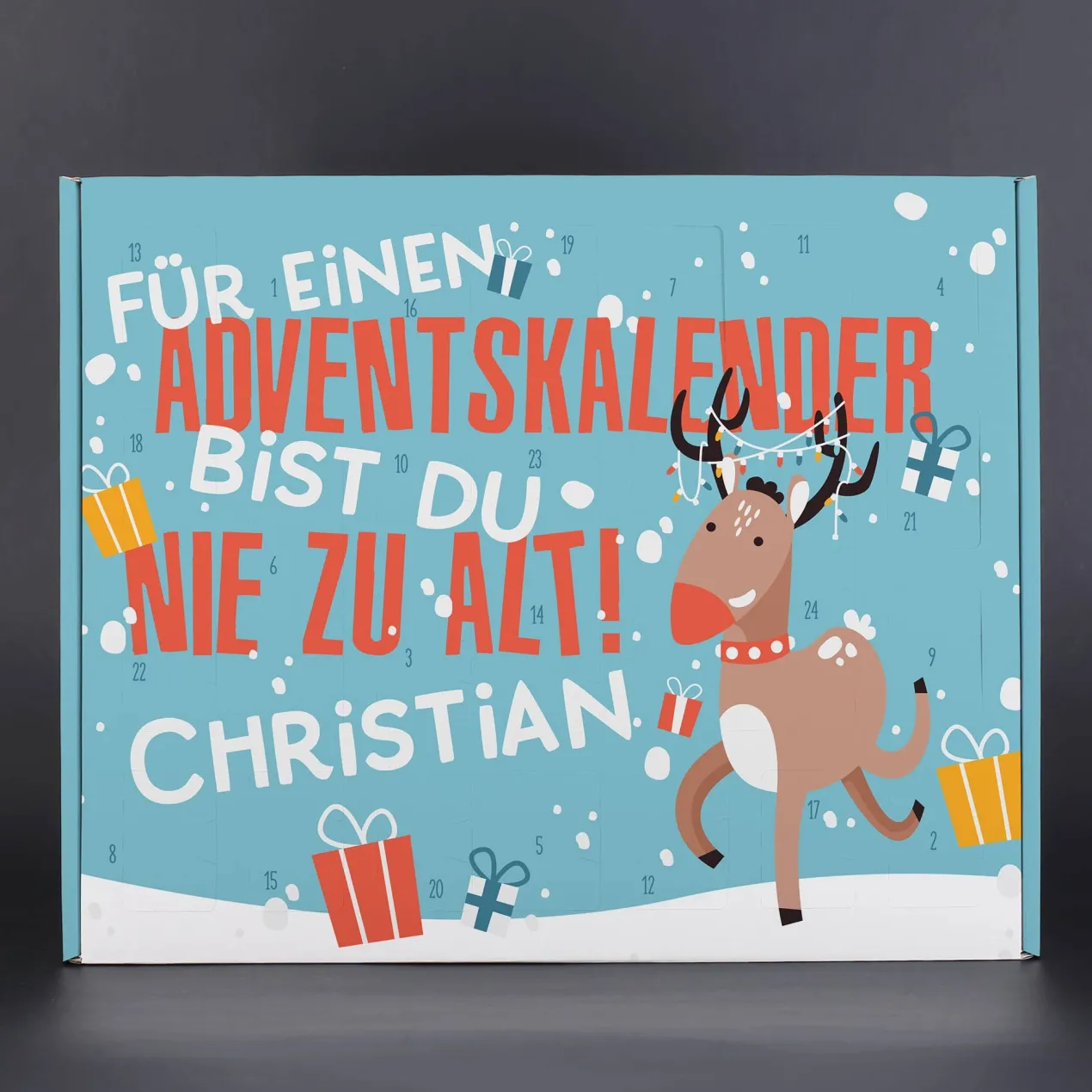 Für einen Adventskalender bist du nie zu alt! - DIY Kalender mit Wunschname