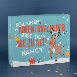 Für einen Adventskalender bist du nie zu alt! - DIY Kalender mit Wunschname