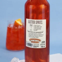 Freunde fürs Leben - Geschenkset für Freundinnen mit Glitter Spritz oder Campari