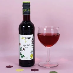 Fröhliche Weihnachten - Geschenkset mit Wein und Duftkerze