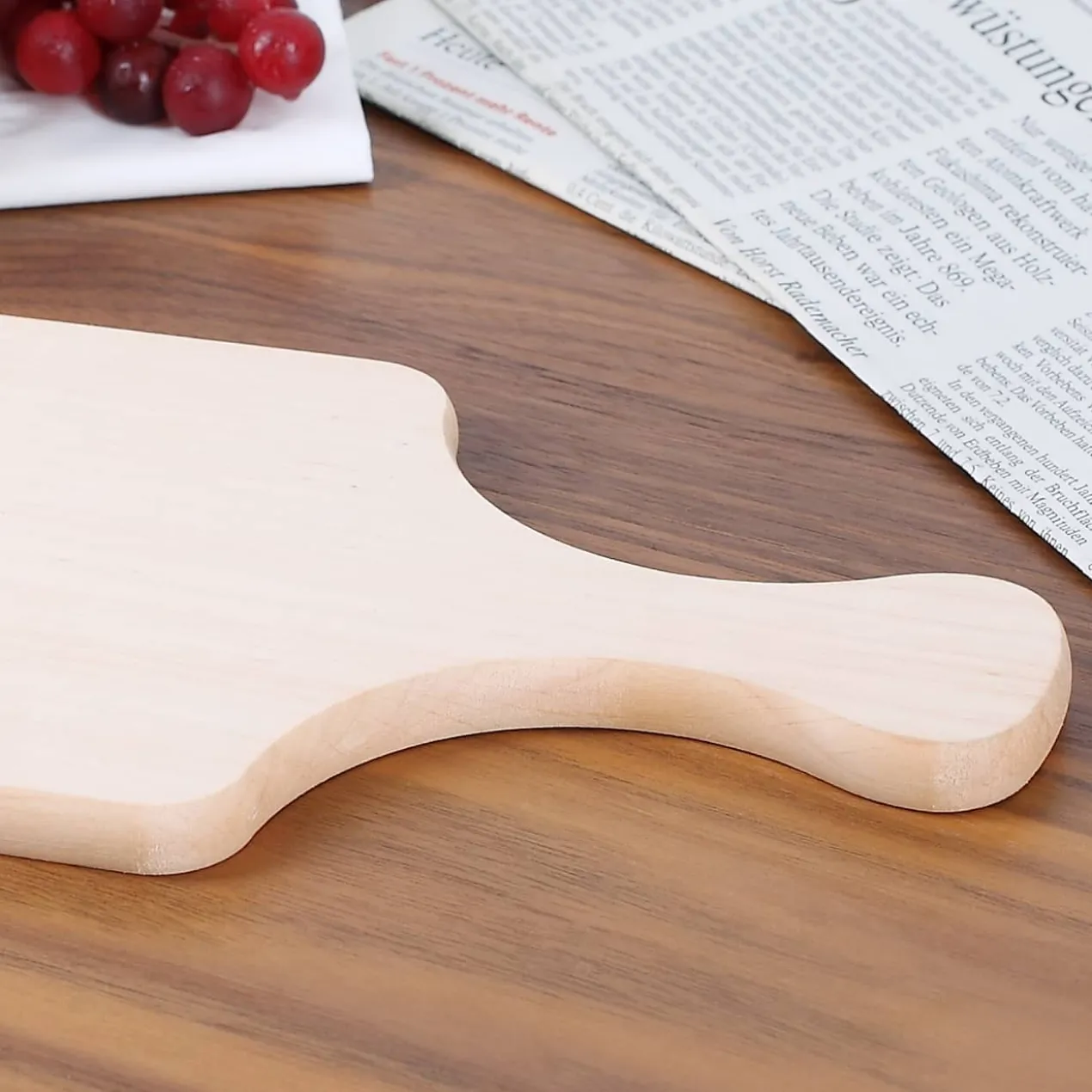 Frühstückbrett aus Holz mit Gravur