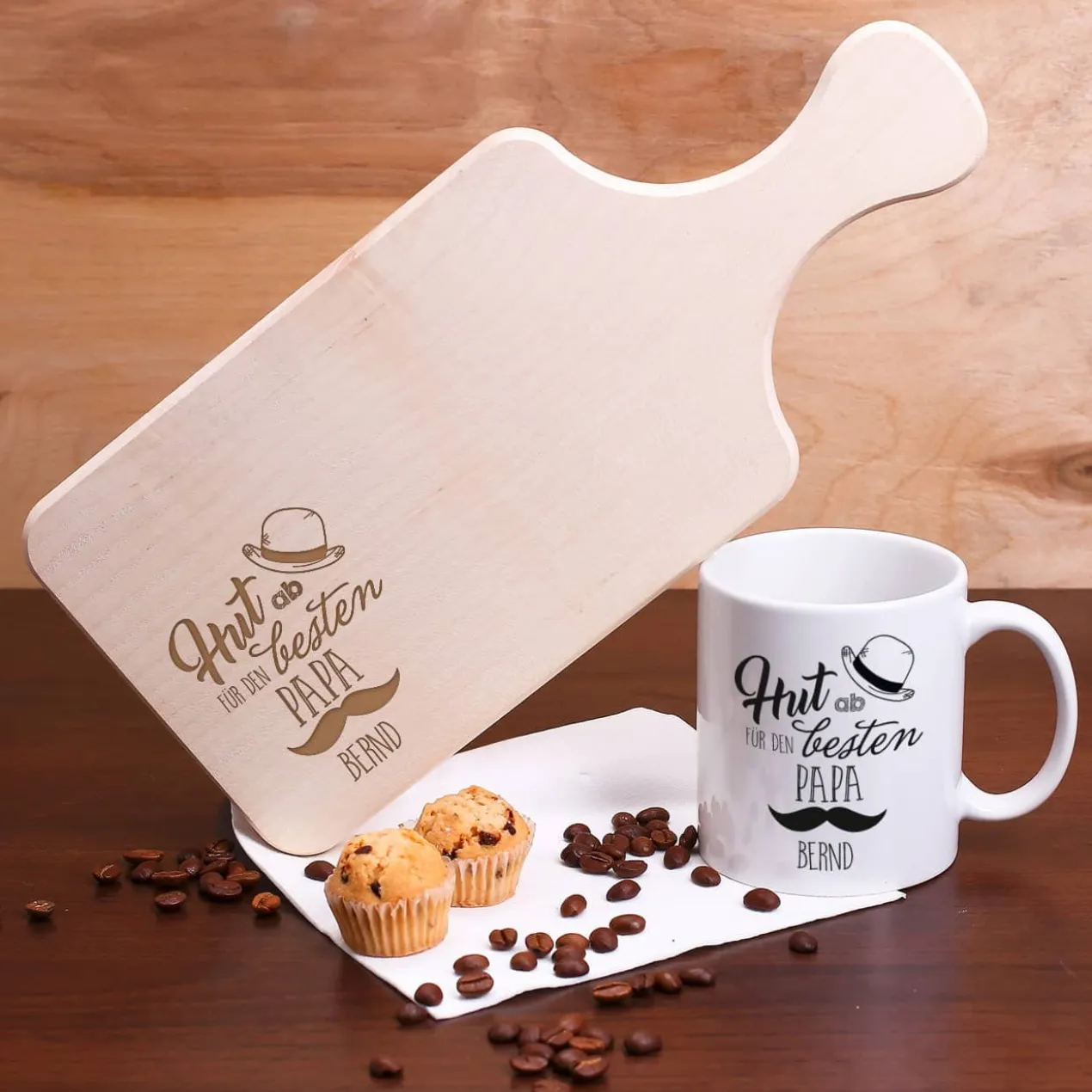 Frühstücks-Set für den besten Papa