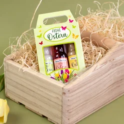 Frohe Ostern Likör 3er Set | Schoko-Sahne, Amarena-Kirsch & Nuss-Nougat