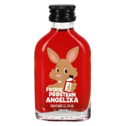 Frohe Prostern - Schnaps zu Ostern mit Osterhasenmotiv