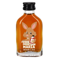 Frohe Prostern - Schnaps zu Ostern mit Osterhasenmotiv
