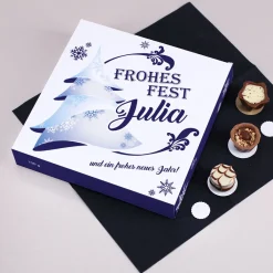 Frohes Fest - 100 g Lindtpralinen als persönliches Geschenk zu Weihnachten