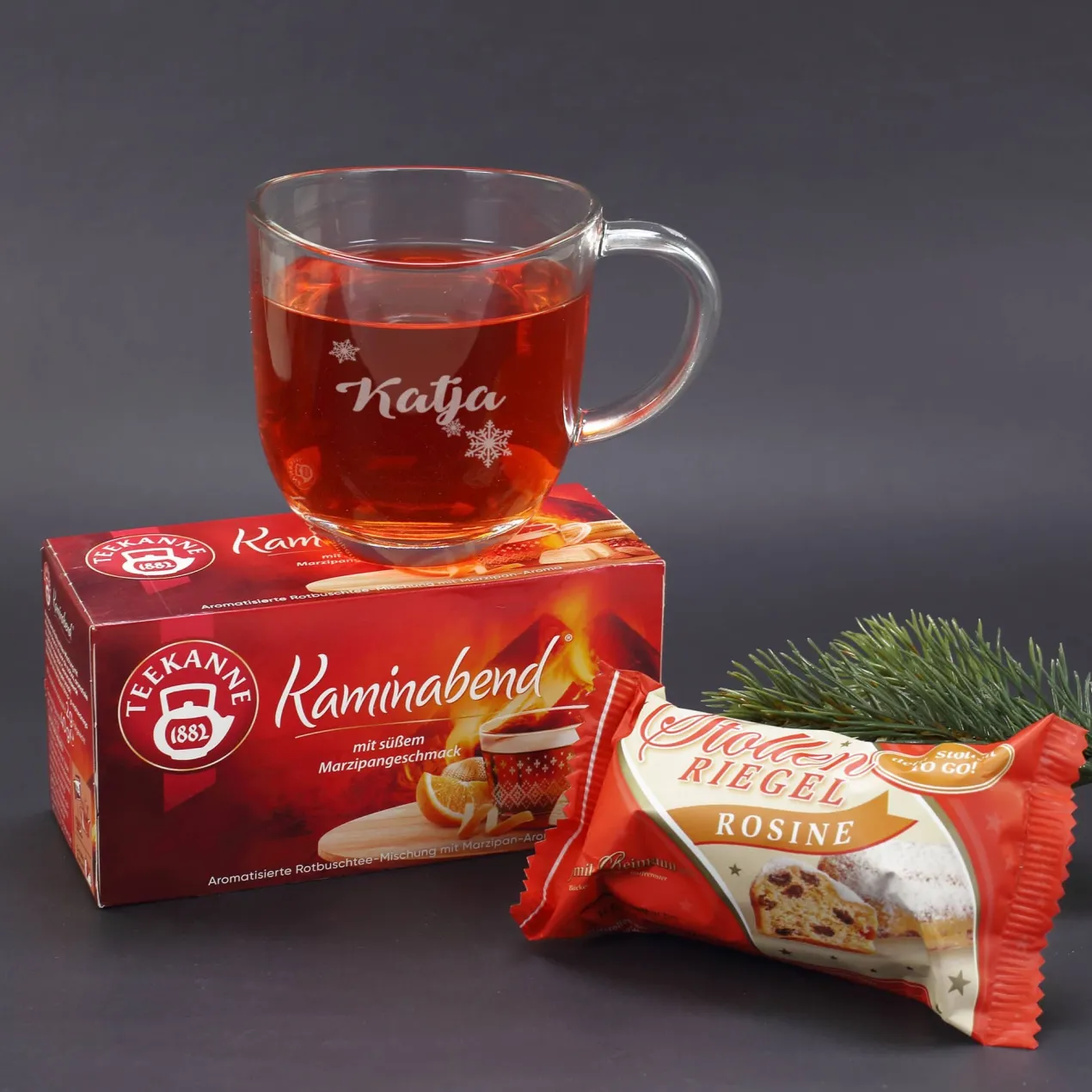 Frohe Weihnachten - Geschenkset mit ihrem Wunschtext und Namensgravur