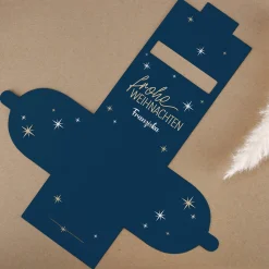 Frohe Weihnachten - Namenstasse in persönlicher Tassentasche