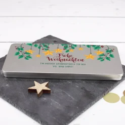 Frohe Weihnachten - Personalisierte Geschenkdose