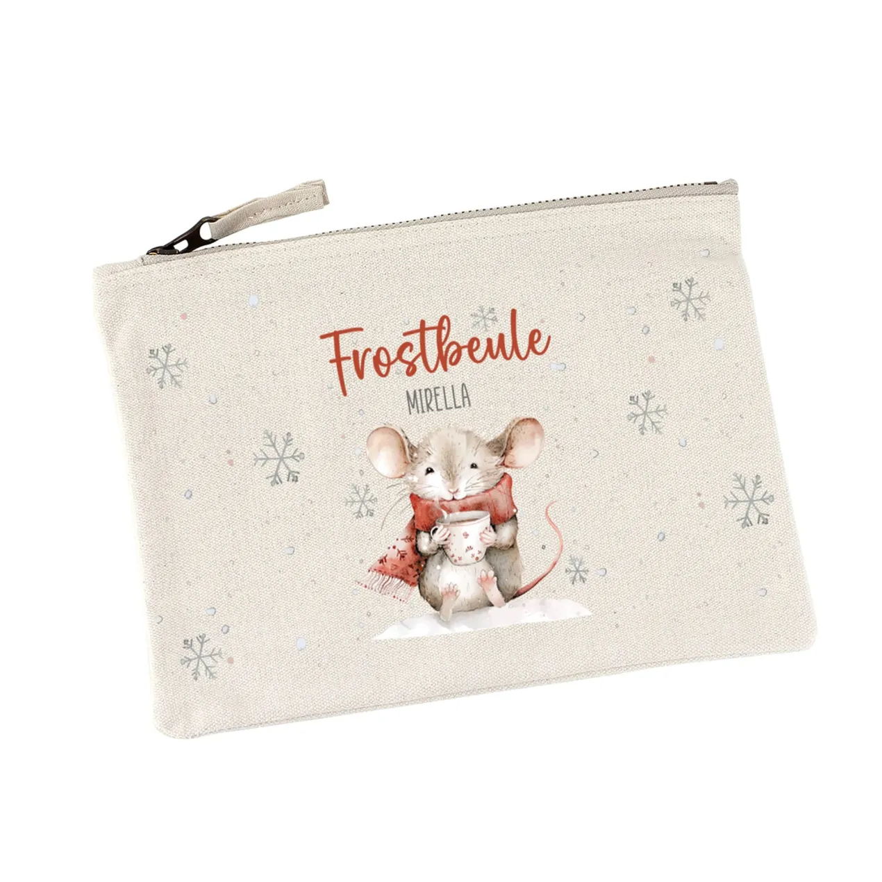 Frostbeule - Beautycase mit niedlichem Mausmotiv