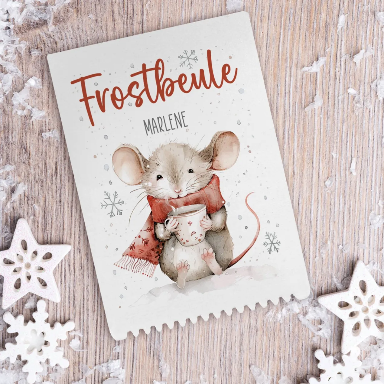 Frostbeule - Eiskratzer mit niedlichem Mausmotiv