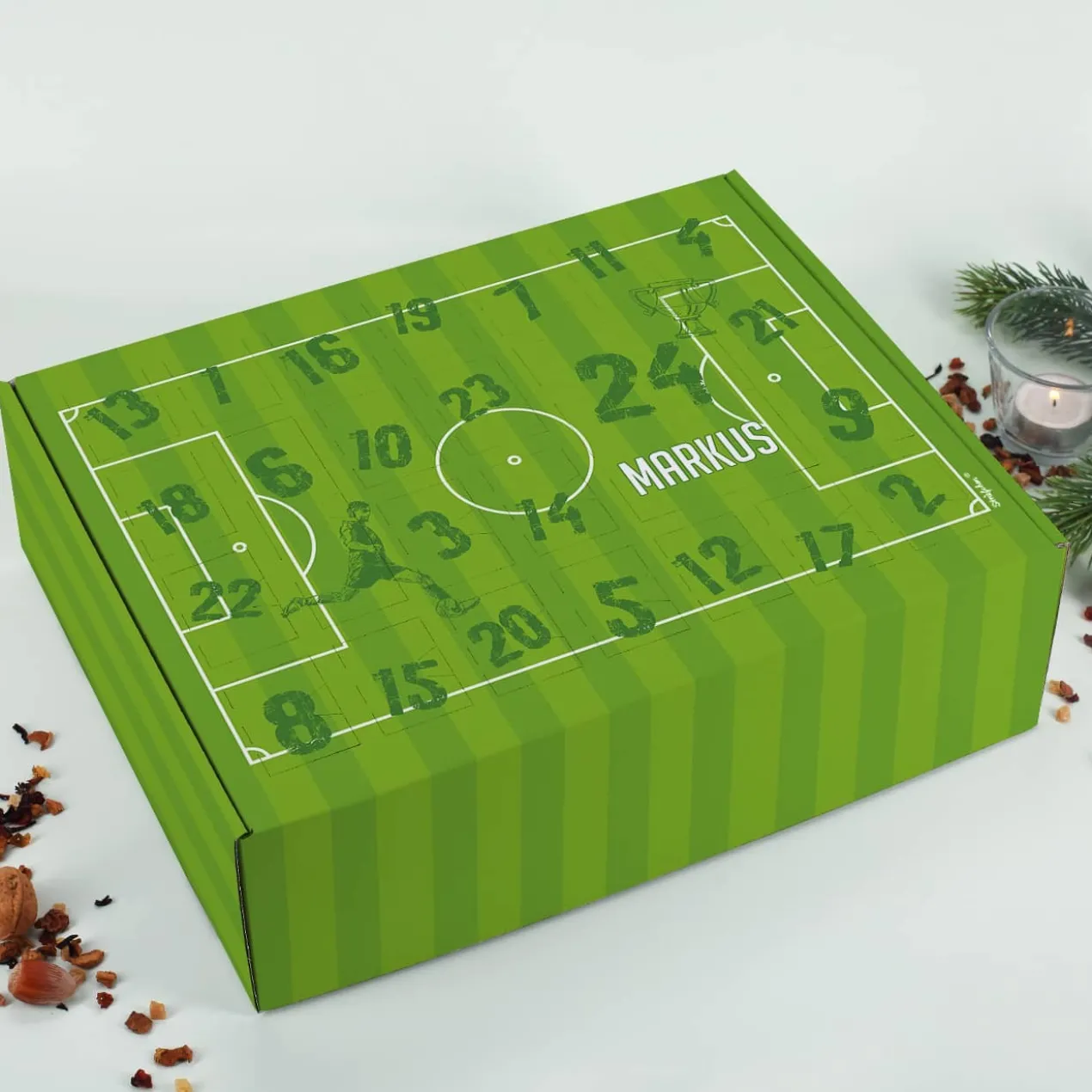 Fußball Adventskalender zum selber Füllen