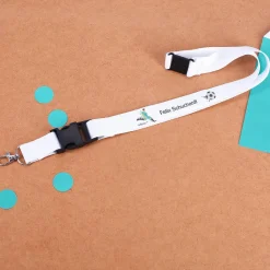 Fußballer Schlüsselband mit Namensaufdruck