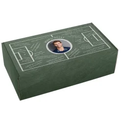 Fußball Geschenkkarton mit Foto und Wunschtext