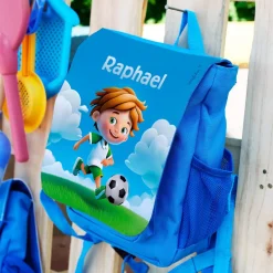 Fußball-Rucksack mit Name für kleine Ballfreunde