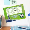 Fußball-Stundenplan mit magnetischer Rückseite