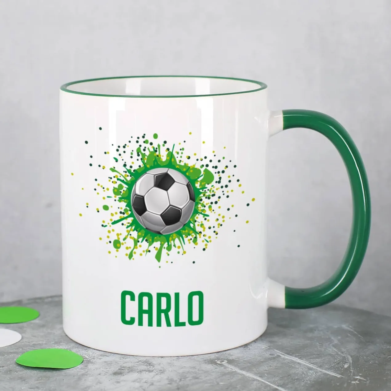 Fußball - Tasse mit Name