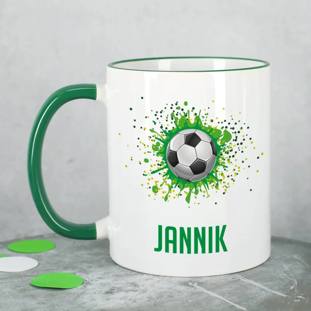 Fußball - Tasse mit Name