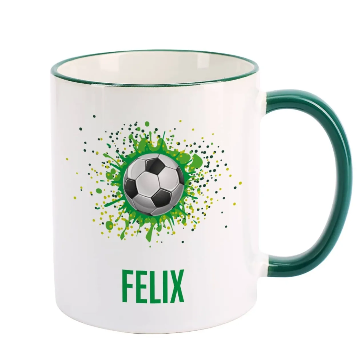 Fußball - Tasse mit Name