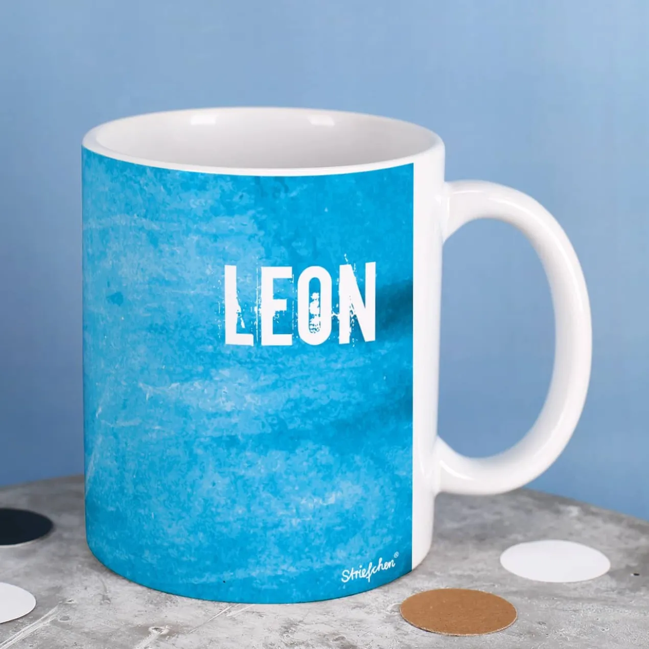 Fußball Tasse mit Namensaufdruck