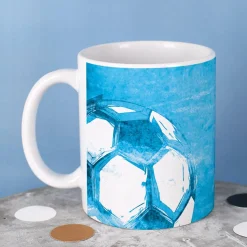 Fußball Tasse mit Namensaufdruck