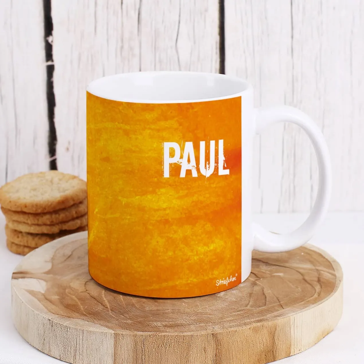 Fußball Tasse mit Namensaufdruck