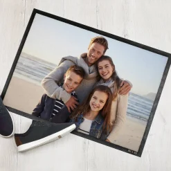 Fußmatte bedruckt mit Foto als Geschenk zum Einzug & Hausbau