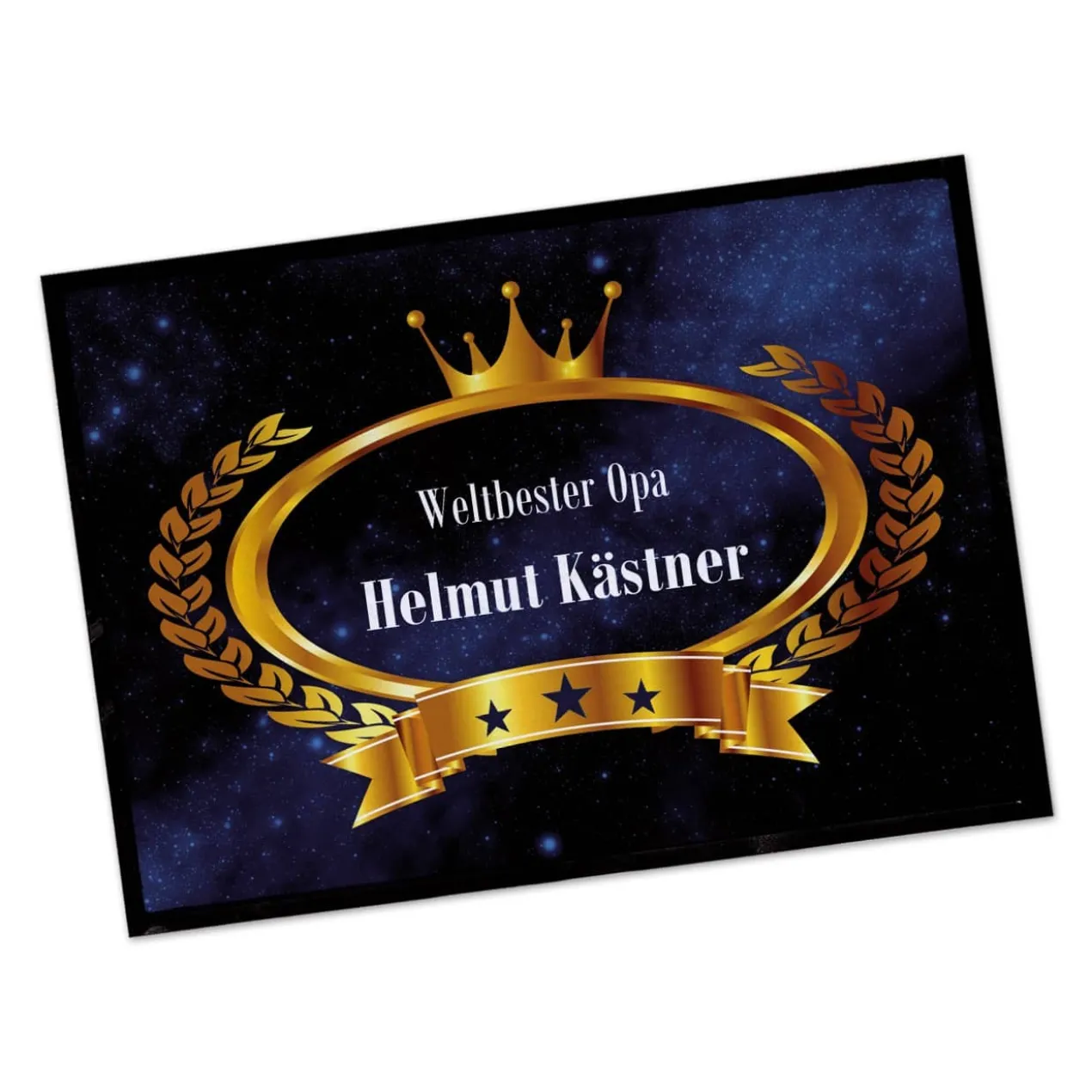 Fussmatte mit Krone für den oder die Besten...