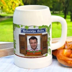 Ganz besonderer Fotobierkrug mit Wunschnamen