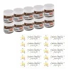 Gastgeschenk zum Geburtstag - 10er Set Nutella Gläschen mit passenden Aufklebern