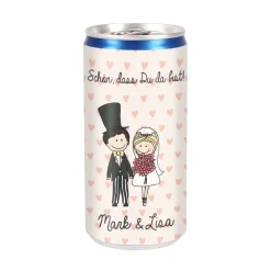 Gastgeschenk zur Hochzeit - City Secco mit persönlichem Etikett