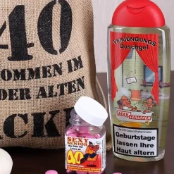Geburtstagsgeschenk Set 40 (4-Teilig)