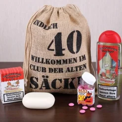 Geburtstagsgeschenk Set 40 (4-Teilig)