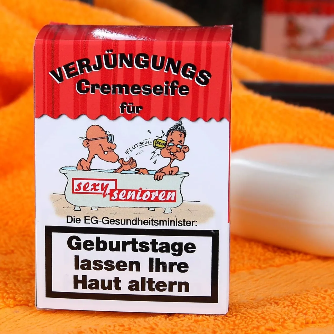 Geburtstagsgeschenk Verjüngungscremeseife