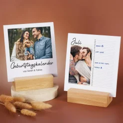 Geburtstagskalender für das ganze Jahr mit Ihren Fotos bedruckt