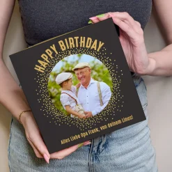 Geburtstagskuchen mit Foto und Wunschtext personalisiert | Happy Birthday Motiv