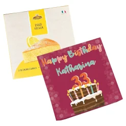 Geburtstagskuchen personalisiert mit Name & Alter | Happy Birthday Kuchen in 3 Sorten