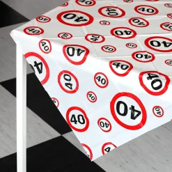 Geburtstagsparty Tischdecke zum 40.