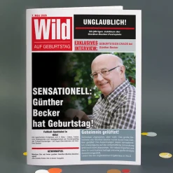 Geburtstagszeitung mit eigenen Fotos & Texten - Personalisierte Zeitung zum Geburtstag
