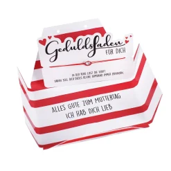 Geduldsfaden-Armband zum Muttertag in personalisierter Geschenkbox